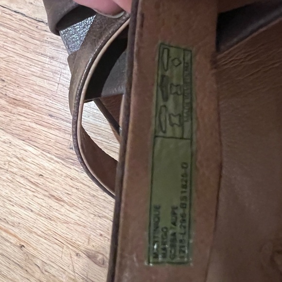 Bussola NWOT Women 3” Heel Brown Open Tow Sandals - Size 38 - Picture 14 of 15